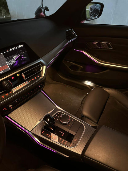 Ambient Lighting Upgrade, Makes Ambient Lights 30% Brighter - Center Console Ambient Lights For BMW G20