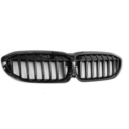 PRE-LCI BMW G20 330i Shadow Line Dual-Slat Grille - Budget Aftermarket