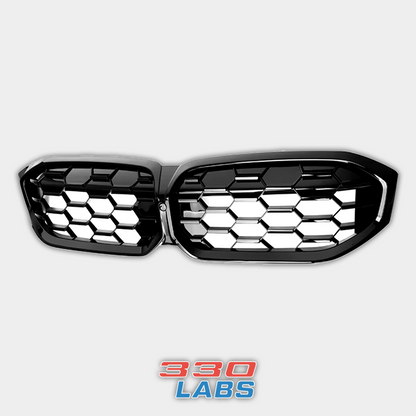 Gloss Black LCI M SPORT Style Grill for LCI BMW G20 330i (2023-2025)